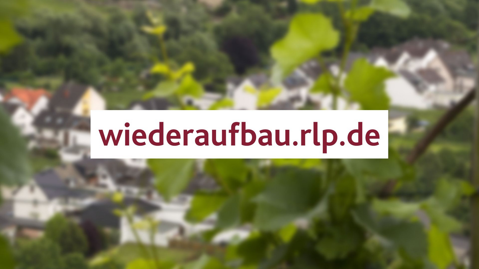 Symbolbild mit der Aufschrift wiederaufbau.rlp.de
