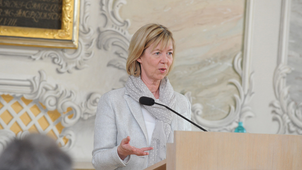 Finanzministerin Doris Ahnen spricht 